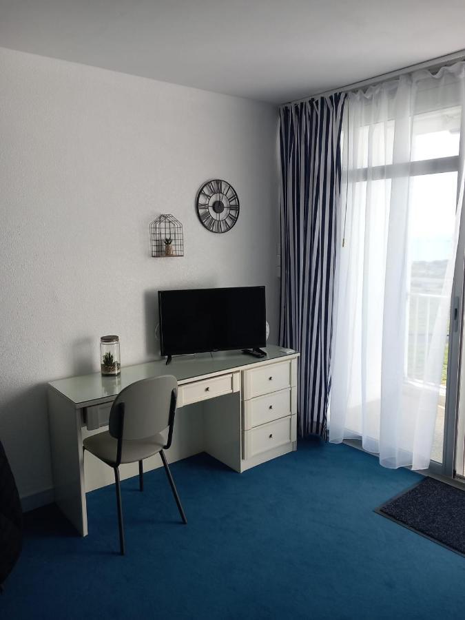 Grand Studio Vue Mer Dans Residence Des 3 Iles Pres De La Thalasso Quiberon Bagian luar foto