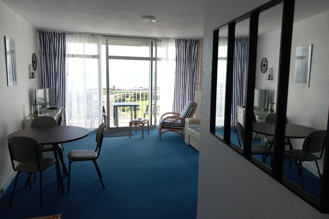 Grand Studio Vue Mer Dans Residence Des 3 Iles Pres De La Thalasso Quiberon Bagian luar foto
